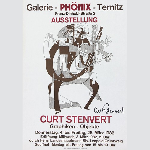 Curt stenvert signiertes - curt,