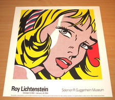 ROY LICHTENSTEIN POSTER " GIRL