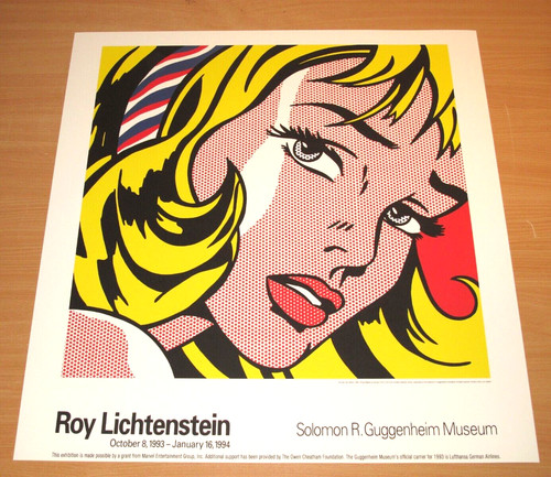 Roy lichtenstein poster girl - ",