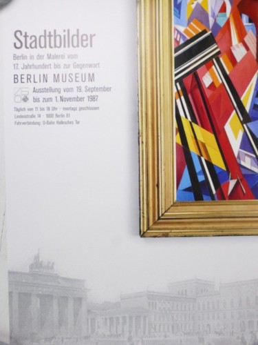 Ausstellungsplakat stadtbilder - ausstellungsplakat,
