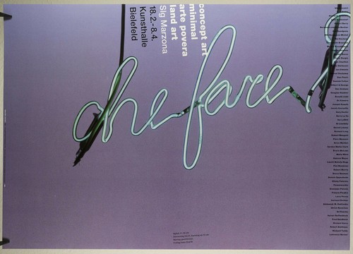 Originalplakat slg marzona - originalplakat:, slg.