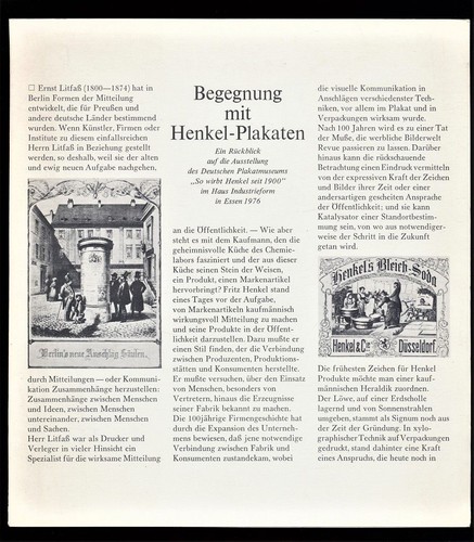 Begegnung mit henkel plakaten - mit, henkel-plakaten