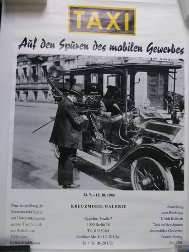 Ausstellungsplakat taxi - ausstellungsplakat,